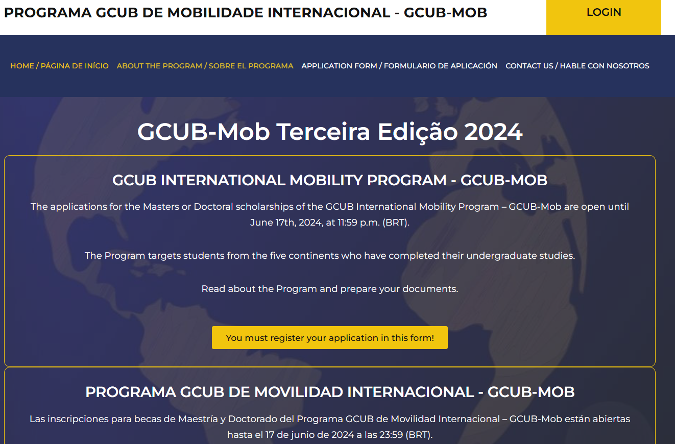 Call for applications for the Student Conference Program (PEC) scholarship for the 2025–2026 academic year