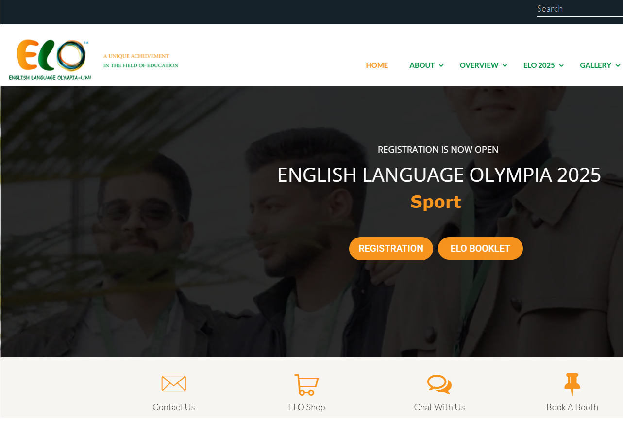 Invitation to participate in the 2025 World University English Language Olympiad
